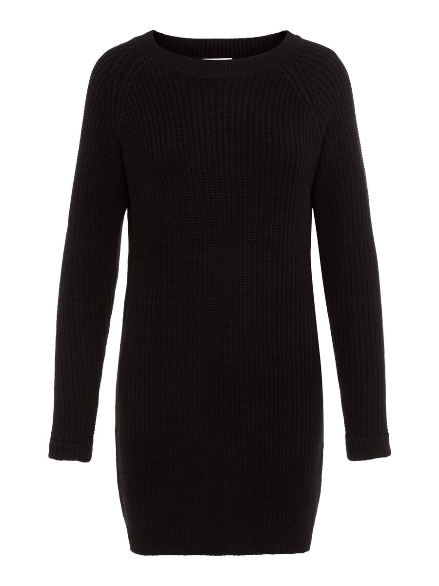 Carousel image - KORT STRIKKET KJOLE, Black | 2