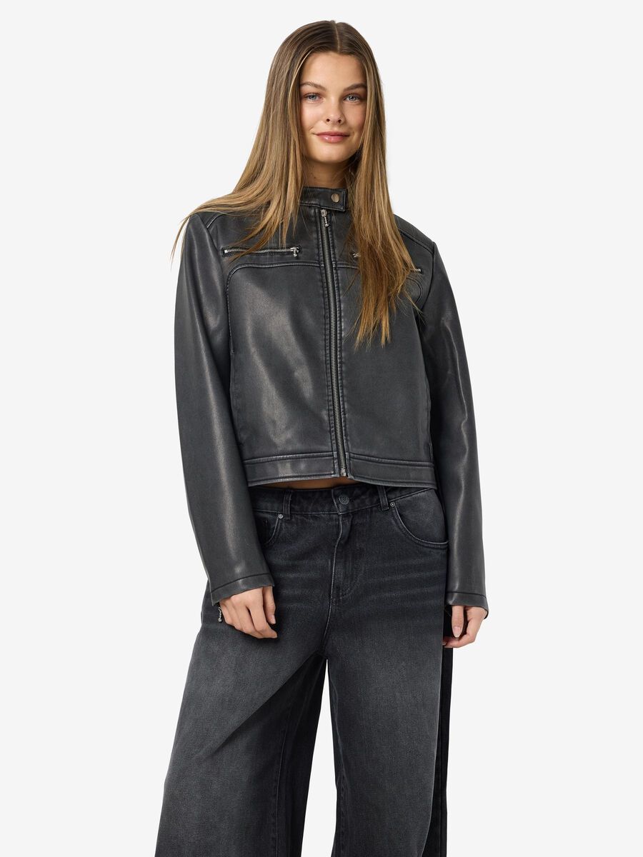Noisy May PU KUNSTLEDERJACKE, Black, highres - 27032964_Black_1163130_003.jpg