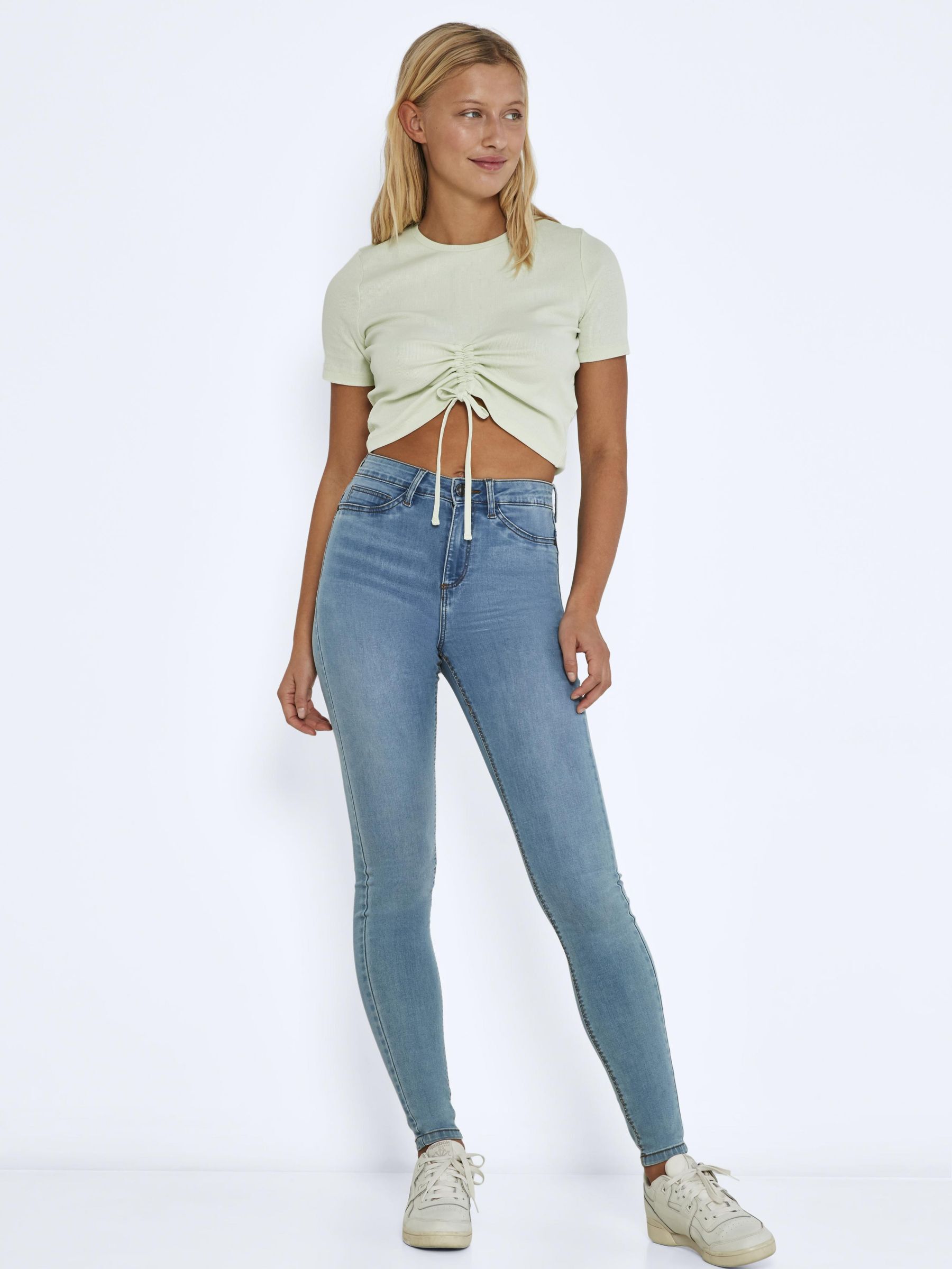 Light wash high 2024 rise skinny jeans