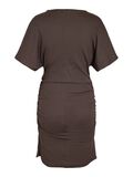 Product image thumbnail - NMABBI  MINI DRESS, Chocolate Brown | 2