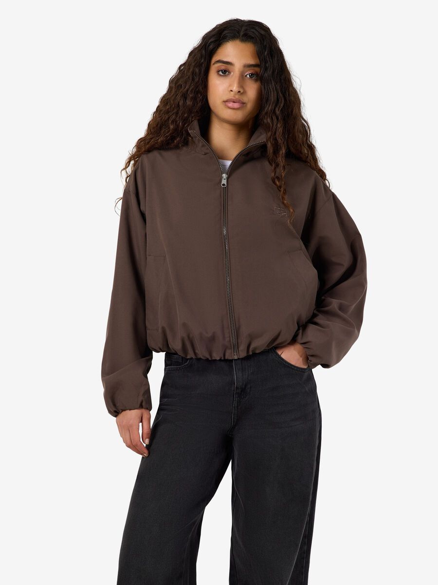 Product tile image NMELINA  BOMBER JACKET, Chocolate Brown 27039693_ChocolateBrown