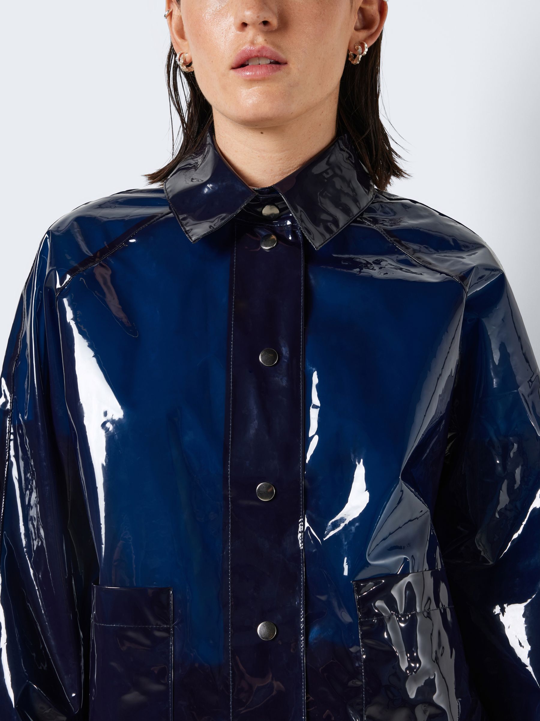 Blue transparent jacket online