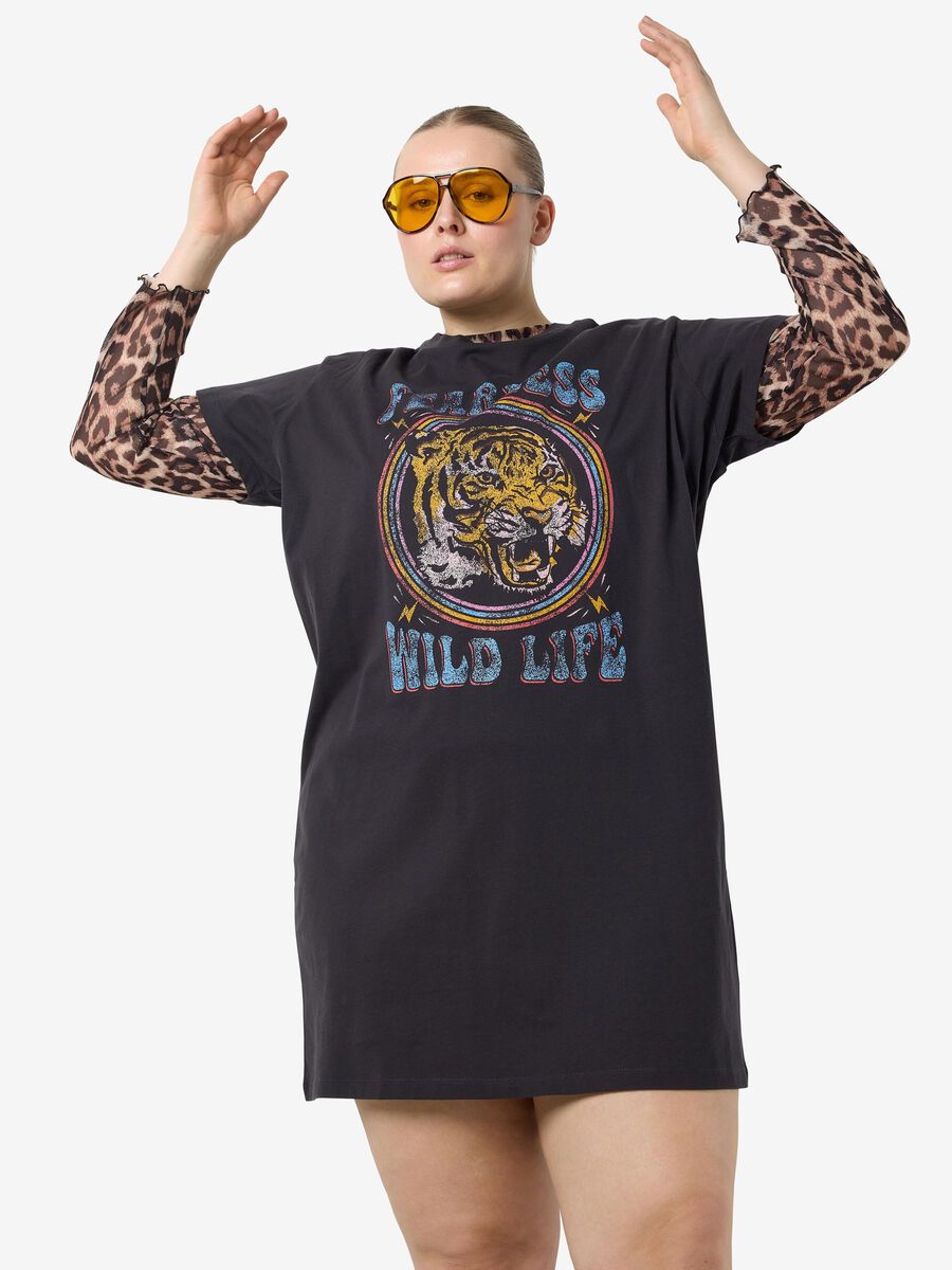 Noisy May CURVE PRINTED MINI DRESS, Obsidian, highres - 27034844_Obsidian_1198126_007.jpg