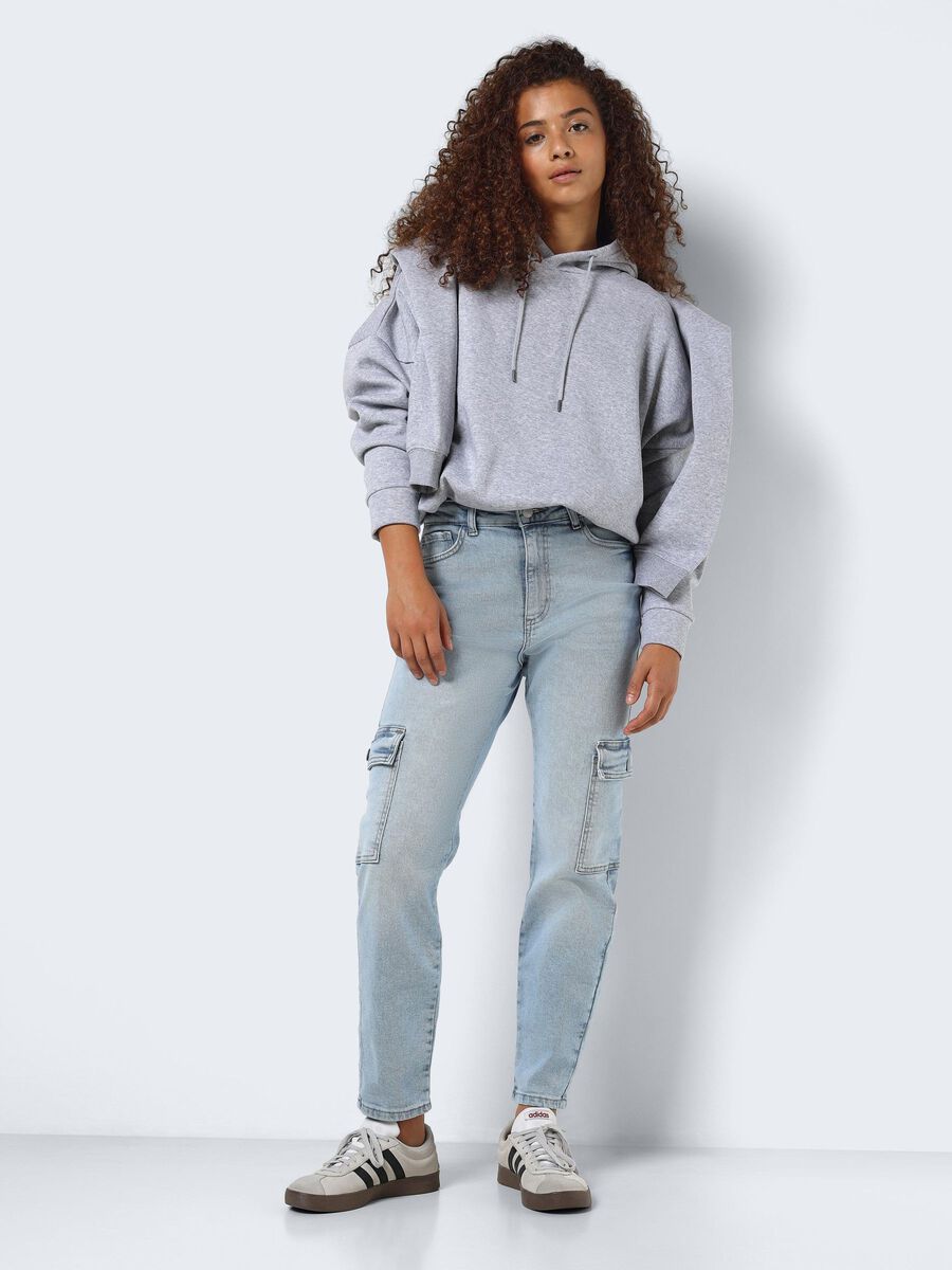 NMMONI CROPPED CARGO JEANS