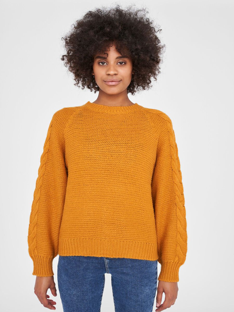 Noisy May CABLE PATTERNED JUMPER, Inca Gold, highres - 27014156_IncaGold_003.jpg