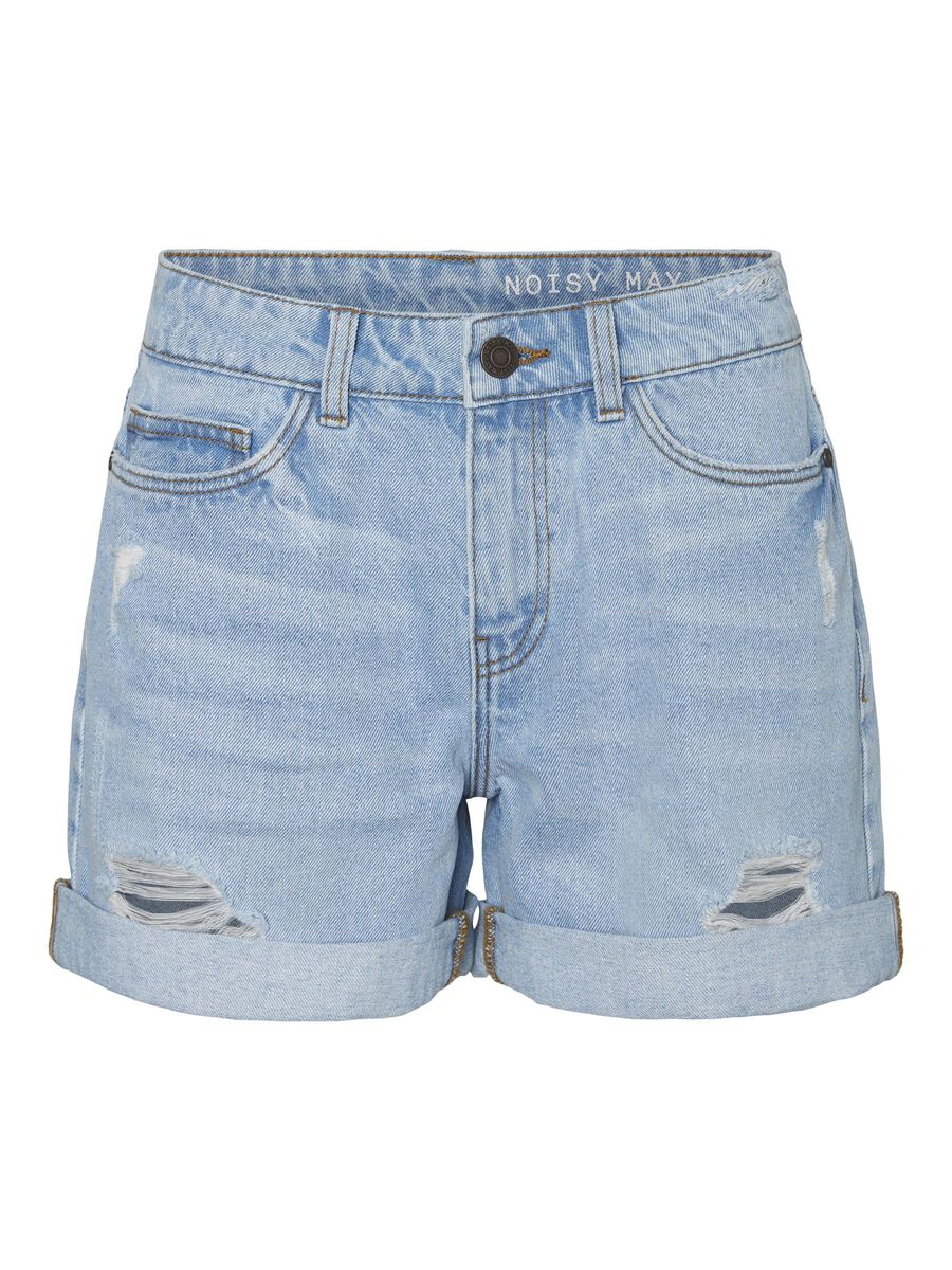 Noisy May NORMAL WAIST DENIM SHORTS, Light Blue Denim, highres - 27010866_LightBlueDenim_001.jpg