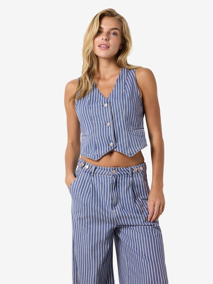 Carousel image - LIITURAITAISET TOPPALIIVI, Medium Blue Denim | 1