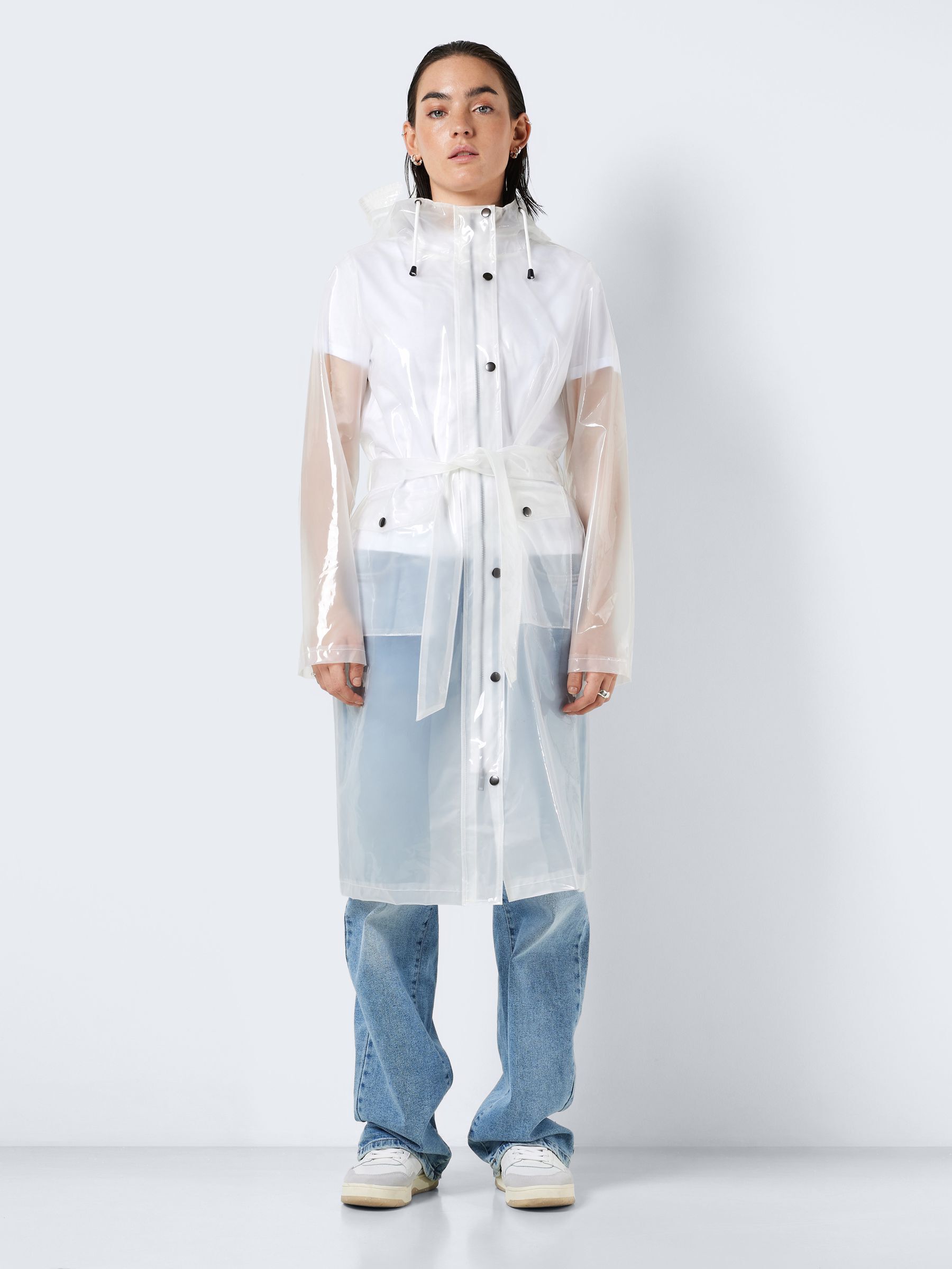 Transparent long raincoat clearance