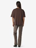 Product image thumbnail - RELAXED T-SHIRT, Chocolate Brown | 3