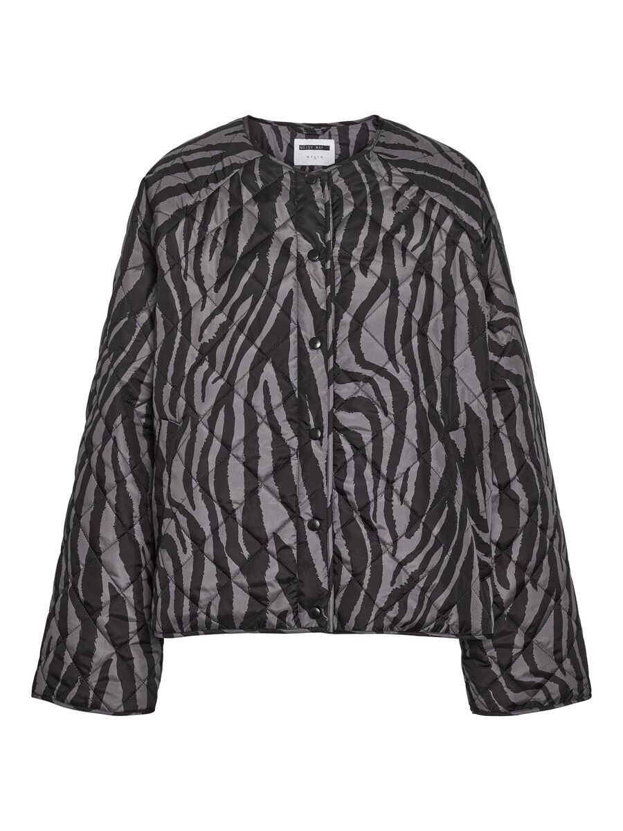 Carousel image - QUILTED JACKET, Charcoal Gray | 2