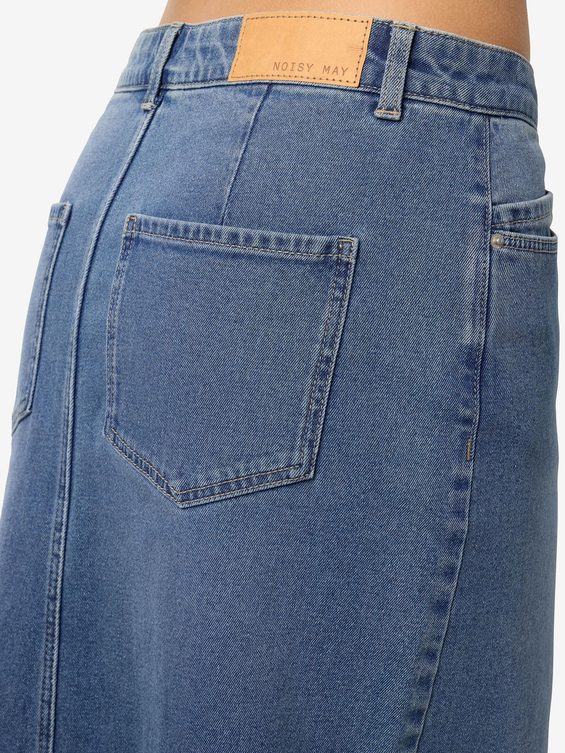 Carousel image - MIDI DENIM SKIRT, Medium Blue Denim | 8