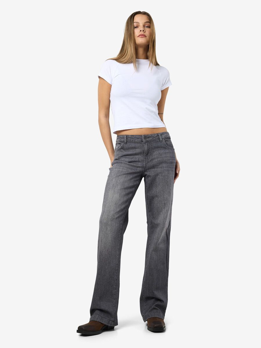 Noisy May NMNILA LOW-RISE JEANS, Dark Grey Denim, highres - 27032681_DarkGreyDenim_007.jpg