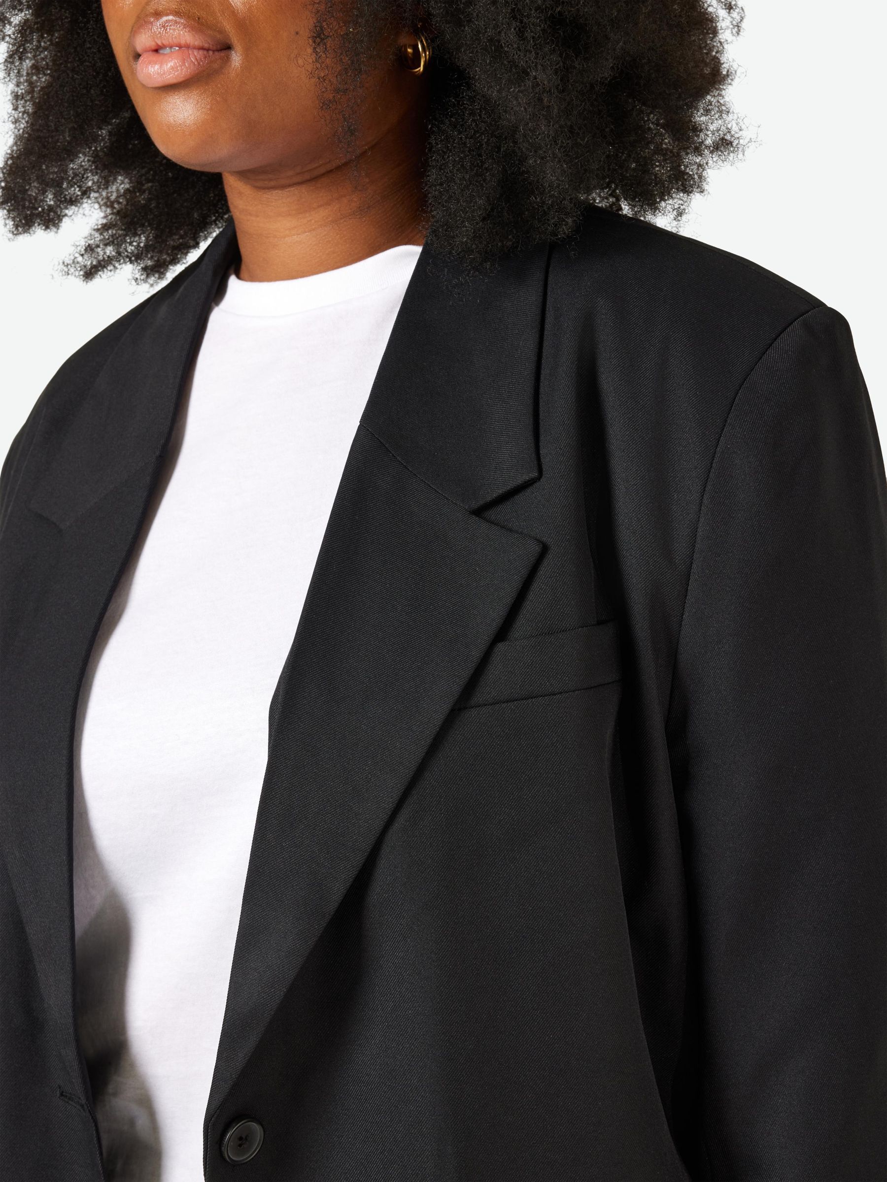 CURVE OVERSIZE BLAZER Black NOISY MAY