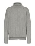 Noisy May RULLEKRAGE STRIKKET PULLOVER, Light Grey Melange, highres - 27012821_LightGreyMelange_001.jpg