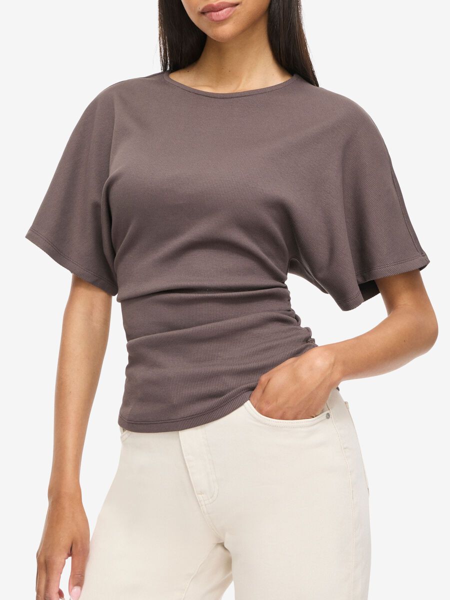 Carousel image - NMABBI T-SHIRT, Chocolate Brown | 5