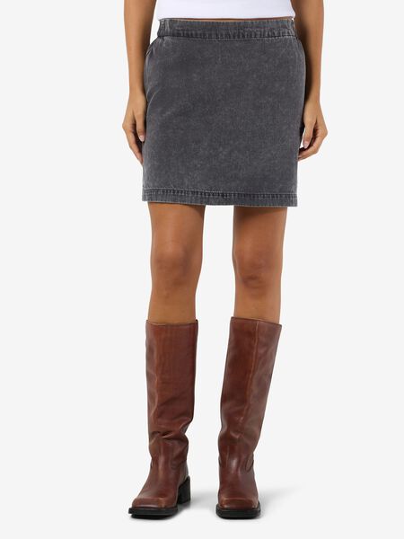 Noisy May NMOREGON MINI DENIM SKIRT, Black Denim, highres - 27036849_BlackDenim_003.jpg
