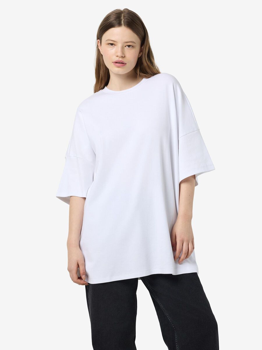 Noisy May OVERSIZED T-SHIRT, Bright White, highres - 27033182_BrightWhite_003.jpg