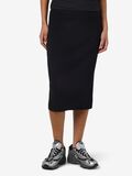 Product image thumbnail - KNITTED MIDI SKIRT, Black | 1