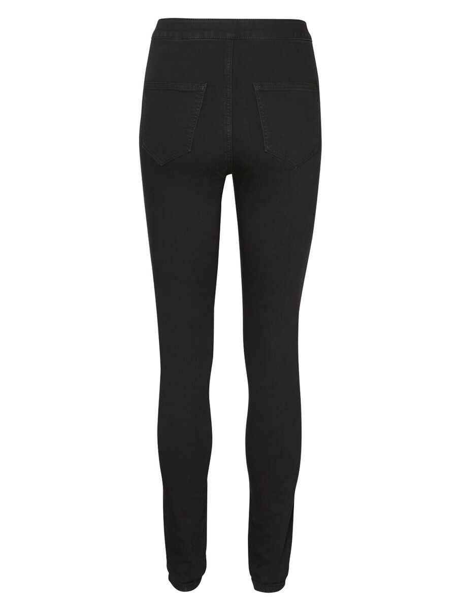 Carousel image - NMELLA SKINNY FIT JEANS, Black | 7