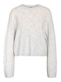 Product image thumbnail - NMSMILLA  JUMPER, Light Grey Melange | 2