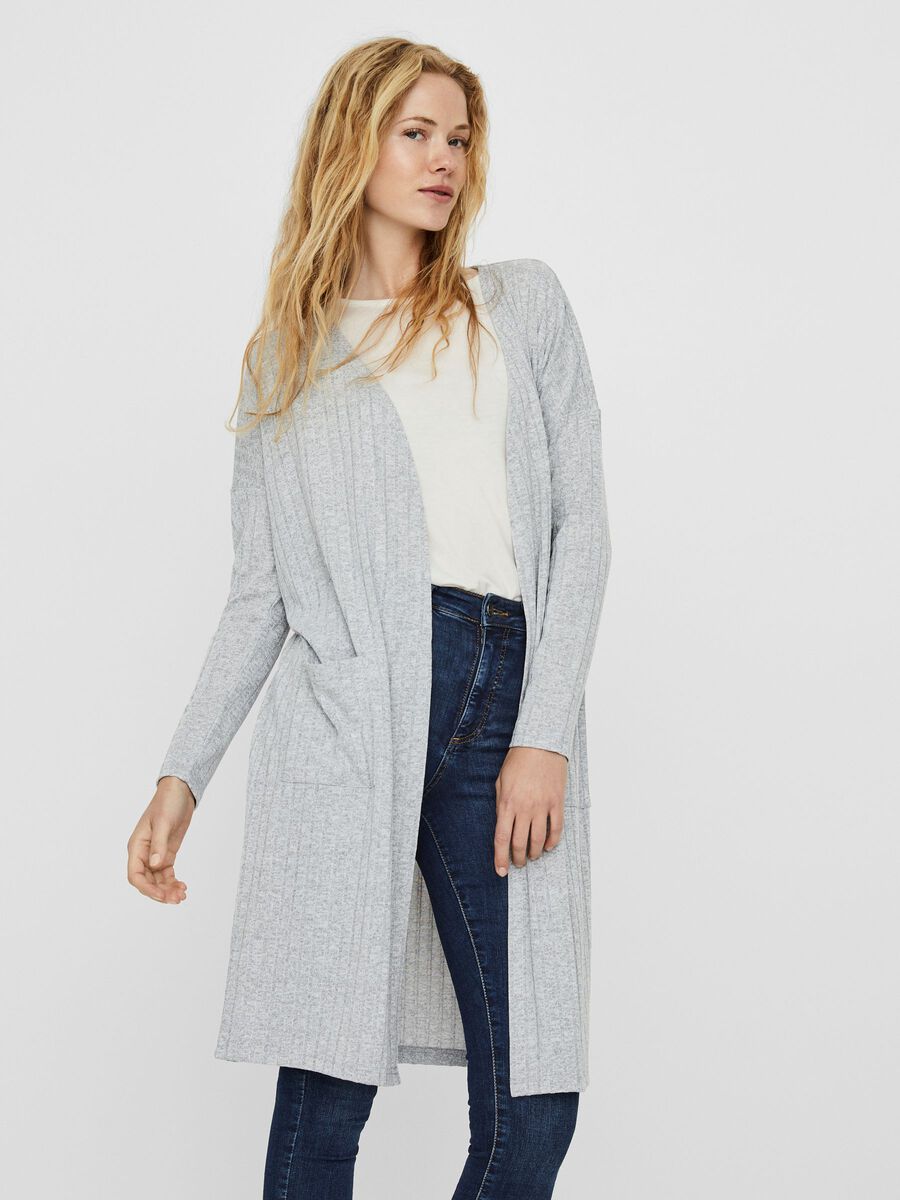 Noisy May LONG CARDIGAN, Light Grey Melange, highres - 27013591_LightGreyMelange_007.jpg