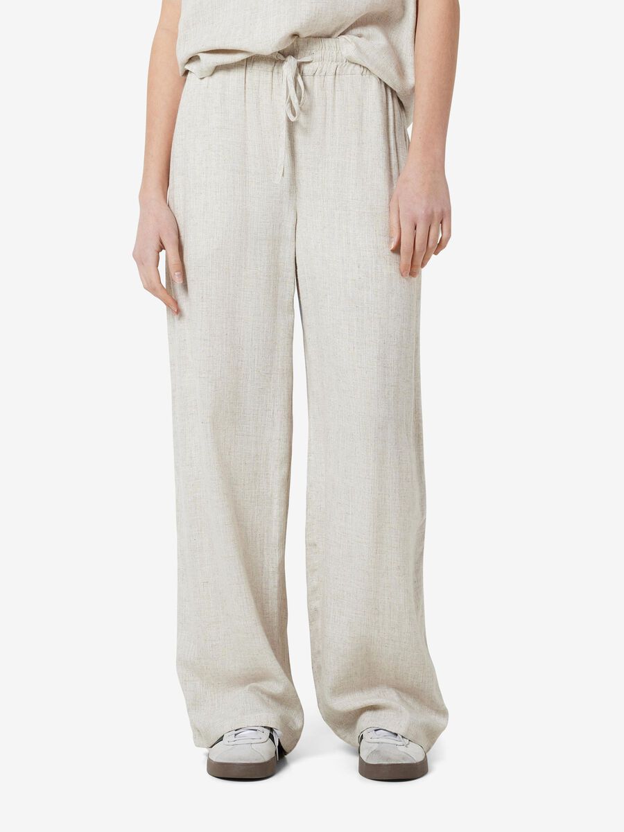 Noisy May LOOSE FIT TROUSERS, Natural, highres - 27026323_Natural_003.jpg