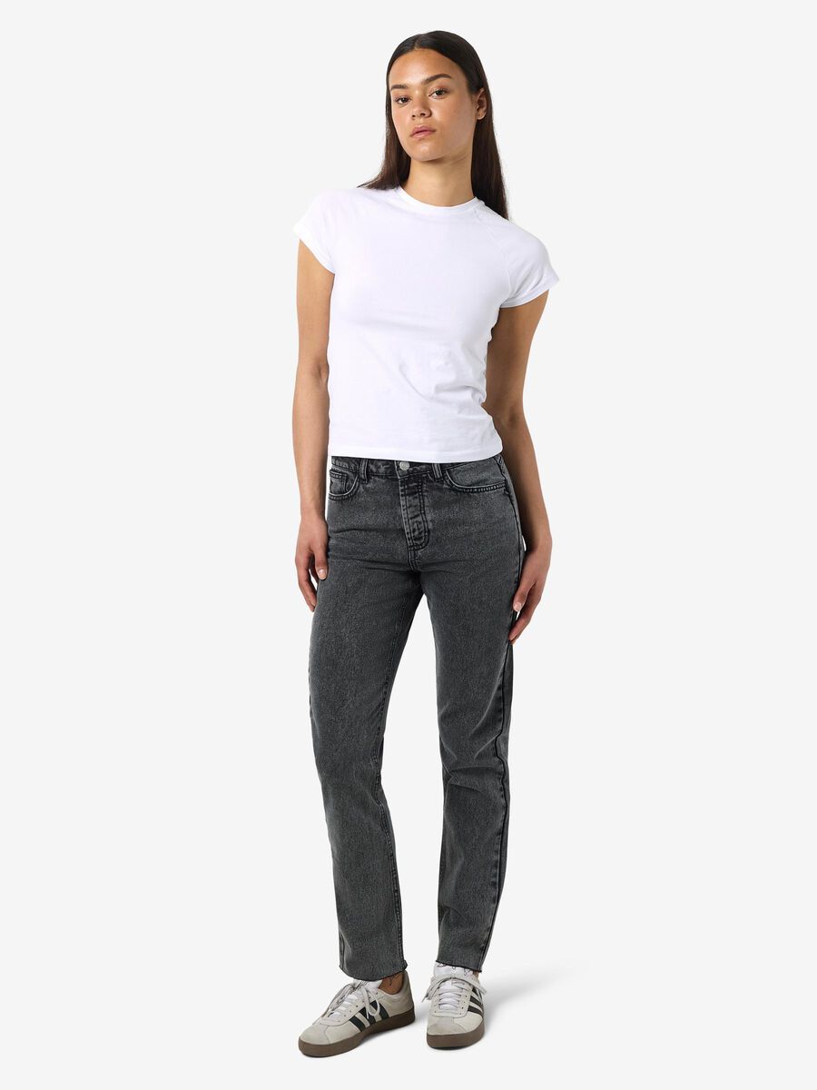 Product carousel image - NMALVA JEAN SLIM, Dark Grey Denim | 2