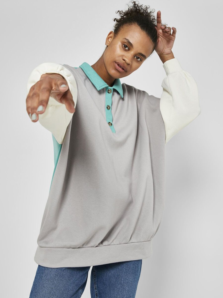 SURDIMENSIONNÉ SWEAT-SHIRT, Lagoon, highres
