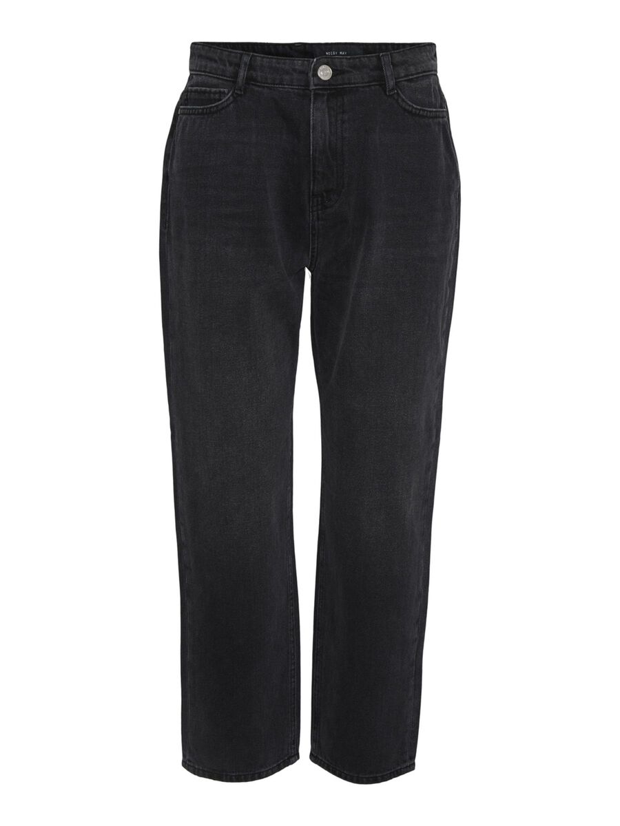 NMBROOKE STRAIGHT FIT JEANS, Black Denim, highres
