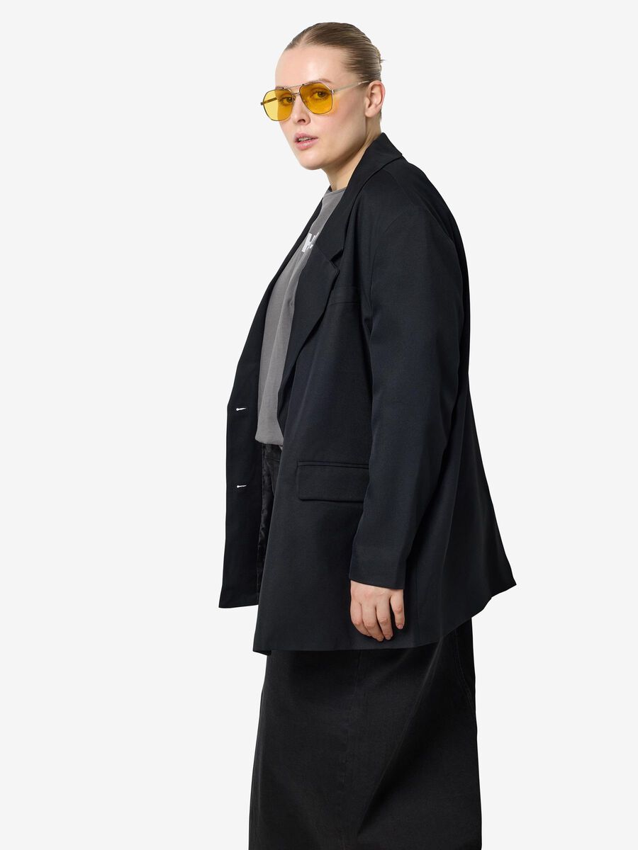 Noisy May CURVE OVERSIZED BLAZER, Black, highres - 27024968_Black_007.jpg