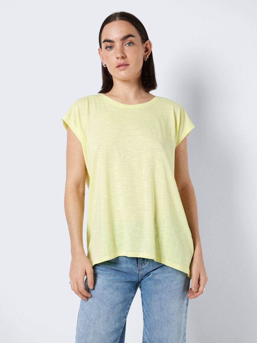 Noisy May SURDIMENSIONNÉ T-SHIRT, Pale Lime Yellow, highres - 27002573_PaleLimeYellow_007.jpg