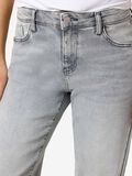 Noisy May NMYOLANDA NORMAL WAIST JEANS MIT WEITEM BEIN, Light Grey Denim, highres - 27030830_LightGreyDenim_006.jpg