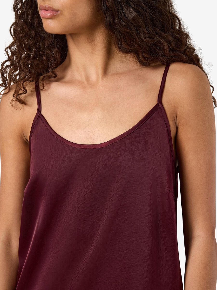 Carousel image - SATIN TRÄGERKLEID, Vineyard Wine | 5