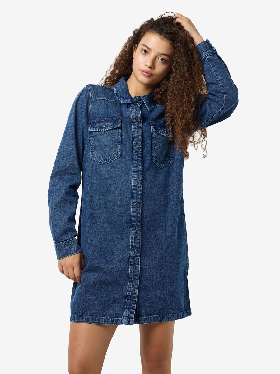 Noisy May NMNEW DENIM DRESS, Medium Blue Denim, highres - 27034106_MediumBlueDenim_003.jpg