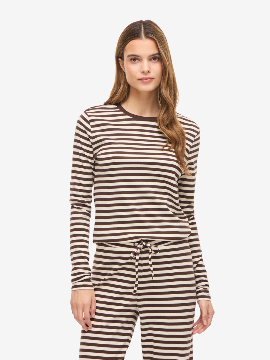 Product tile image - NMSTORMI  LONG SLEEVED TOP, Hot Fudge | 27039515_HotFudge_1339384