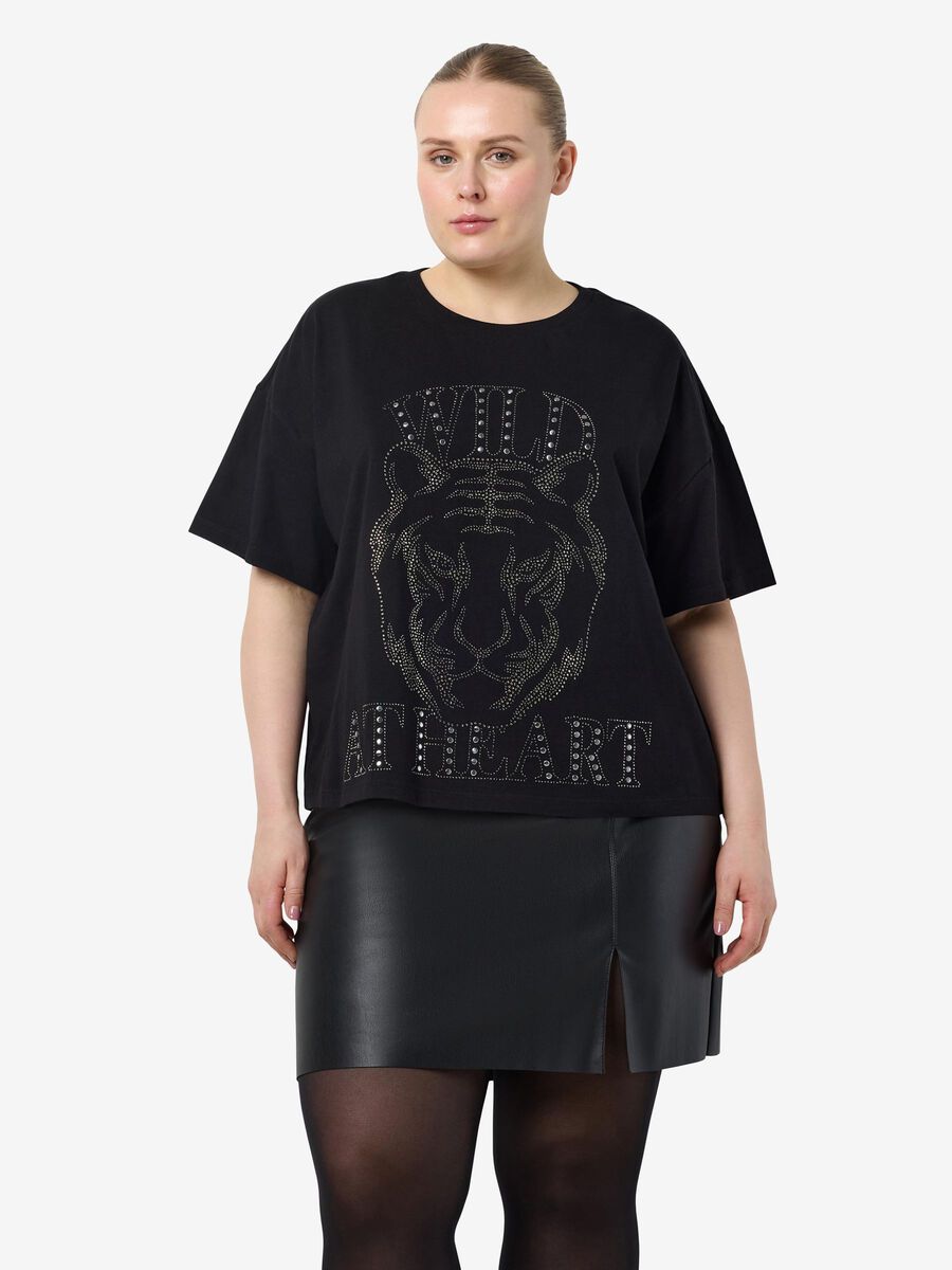 Noisy May CURVE RHINESTONE T-SHIRT, Charcoal Gray, highres - 27034961_CharcoalGray_1201124_003.jpg