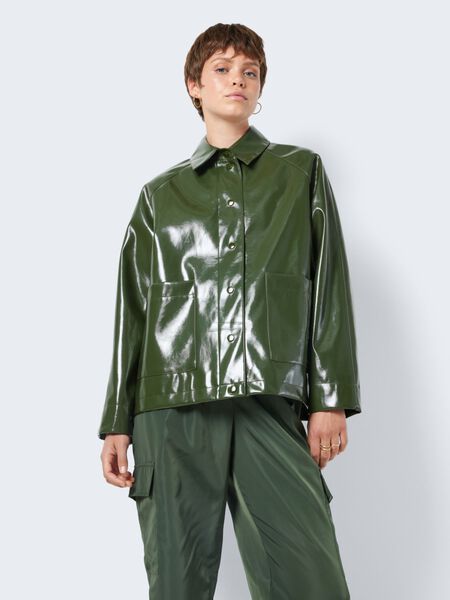 Noisy May SHORT VINYL RAINCOAT, Kombu Green, highres - 27026881_KombuGreen_007.jpg