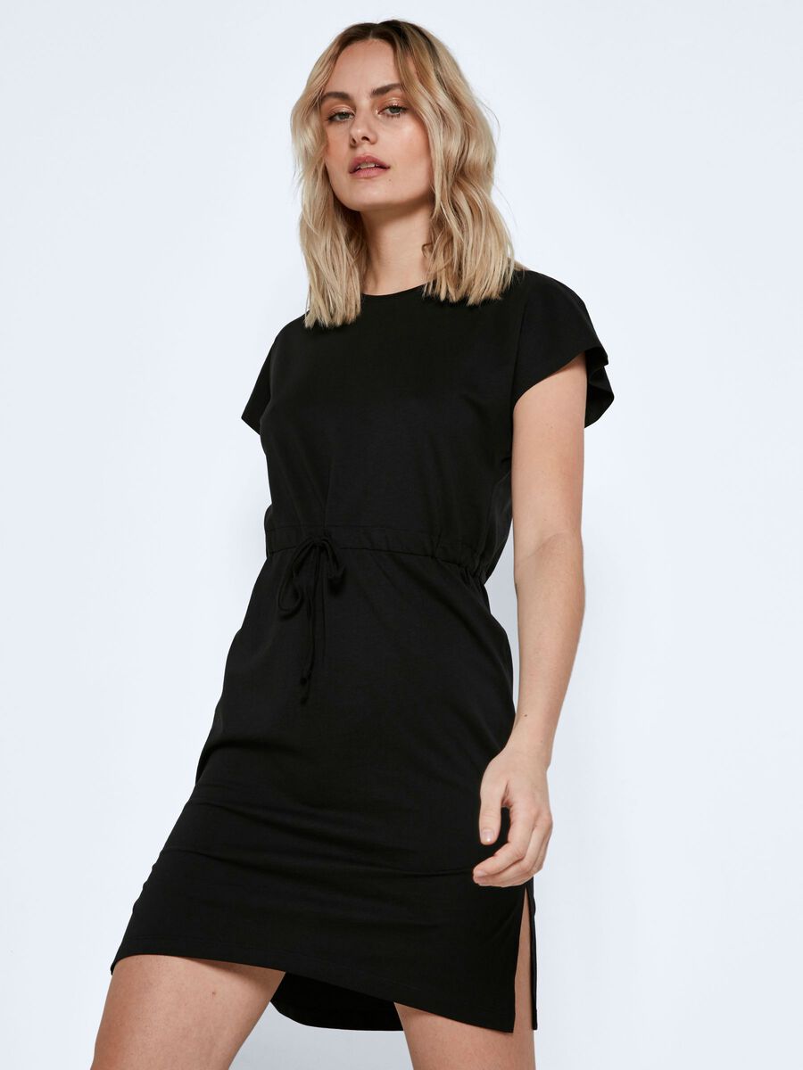 Noisy May SHORT SLEEVED COTTON DRESS, Black, highres - 27019521_Black_007.jpg