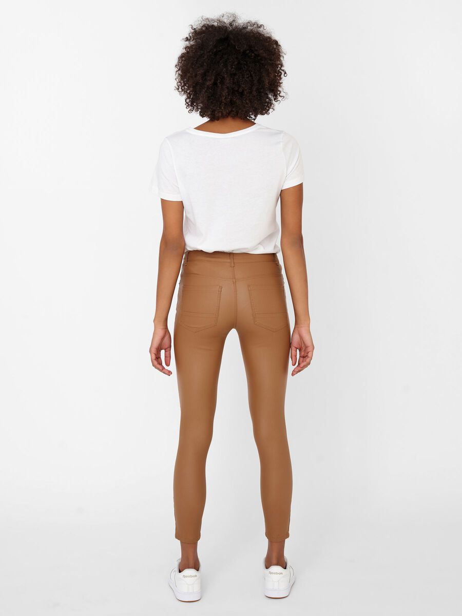 Noisy May COATED NORMAL WAIST TROUSERS, Toasted Coconut, highres - 27013118_ToastedCoconut_004.jpg