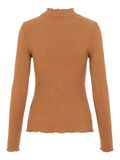 Noisy May HIGH NECK KNITTED PULLOVER, Toasted Coconut, highres - 27012785_ToastedCoconut_002.jpg