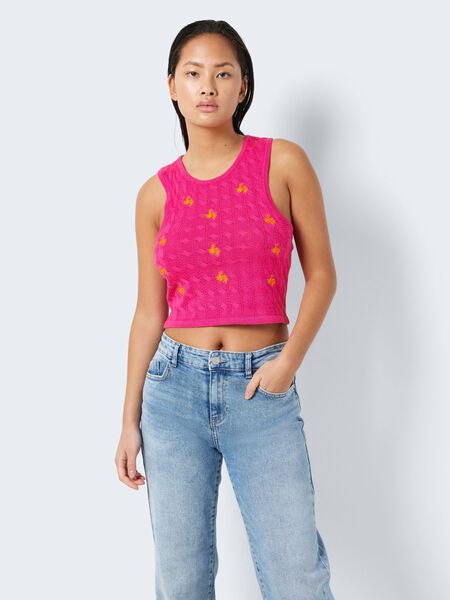 Noisy May EMBROIDERED KNITTED TOP, Pink Yarrow, highres - 27024958_PinkYarrow_1036151_007.jpg