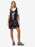 Product image thumbnail - PAILLETTE MINI-ROBE, Black | 4