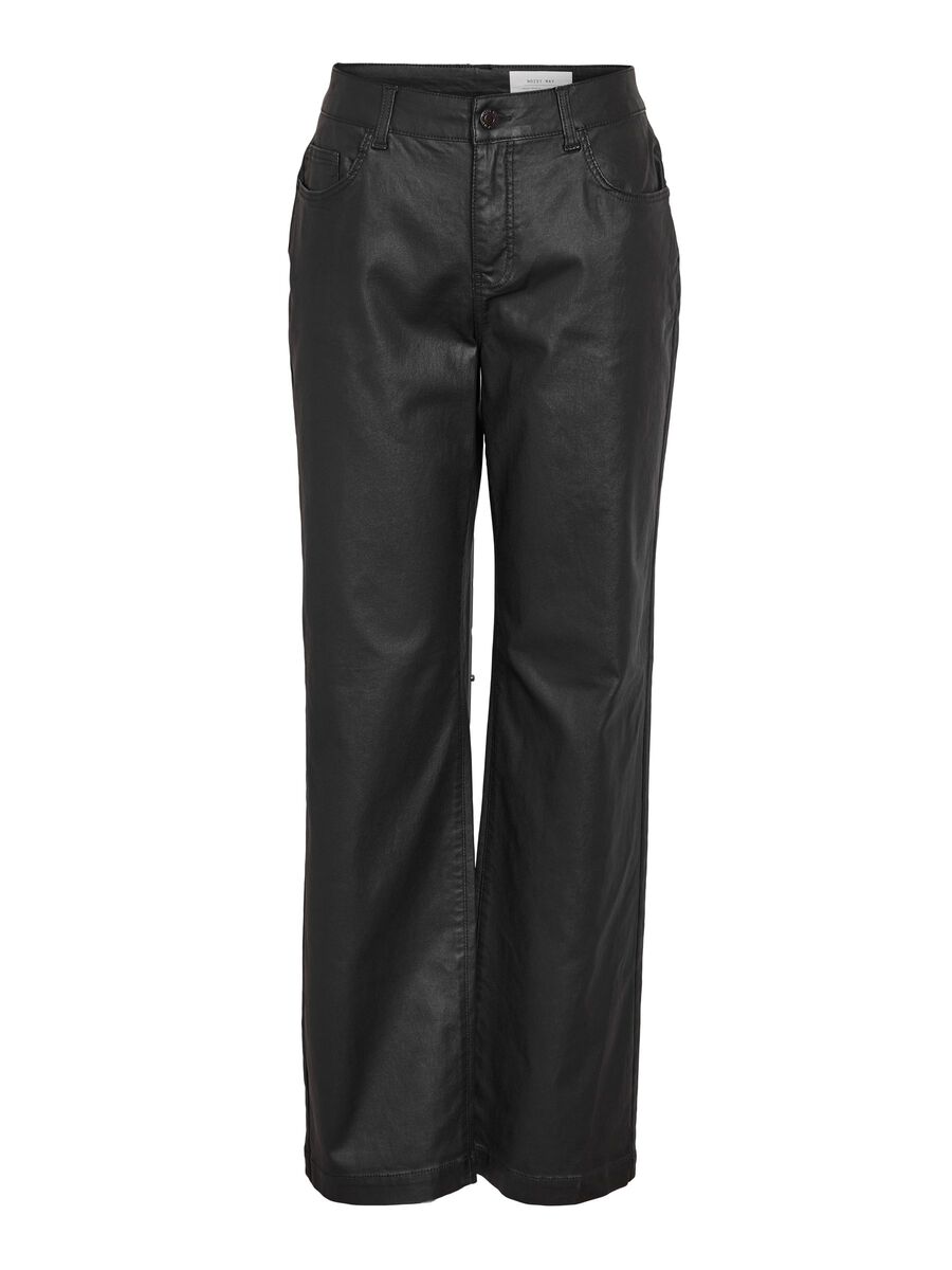 Carousel image - NMYOLANDA STRAIGHT FIT JEANS, Black | 2