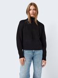 Noisy May HIGH NECK KNITTED PULLOVER, Black, highres - 27017053_Black_003.jpg
