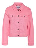 Product image thumbnail - SHORT DENIM JACKET, Begonia Pink | 2