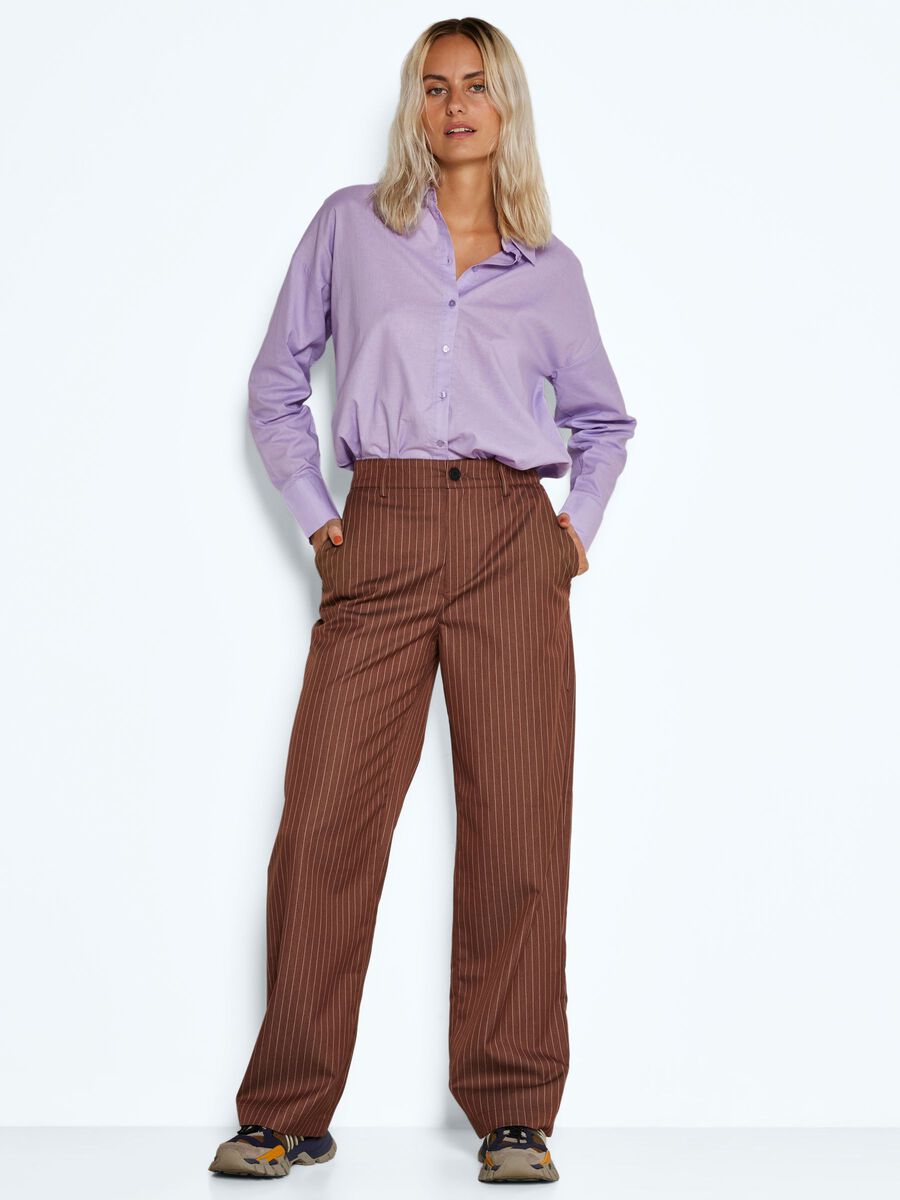 Noisy May HIGH WAISTED TROUSERS, Cappuccino, highres - 27021962_Cappuccino_967674_004.jpg