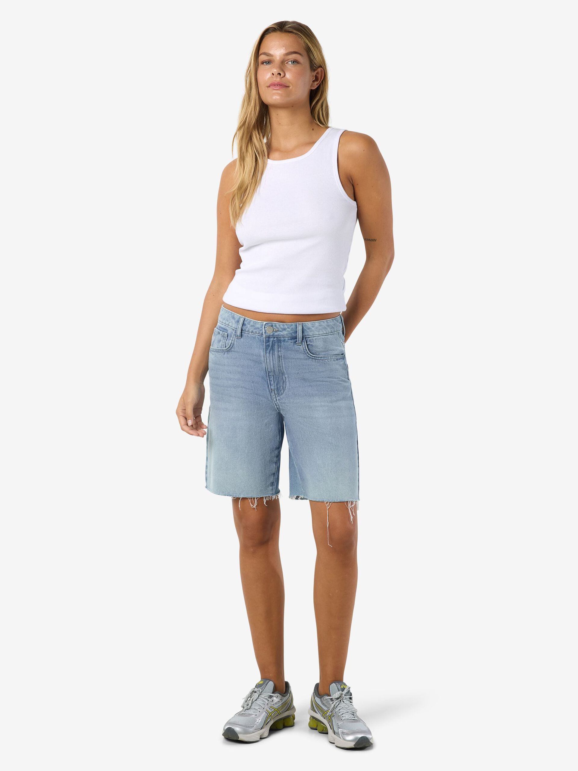 Carousel image - NMHOLLA JEANSSHORTS, Light Blue Denim | 7