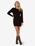 Product image thumbnail - SHORT KNITTED DRESS, Black | 4