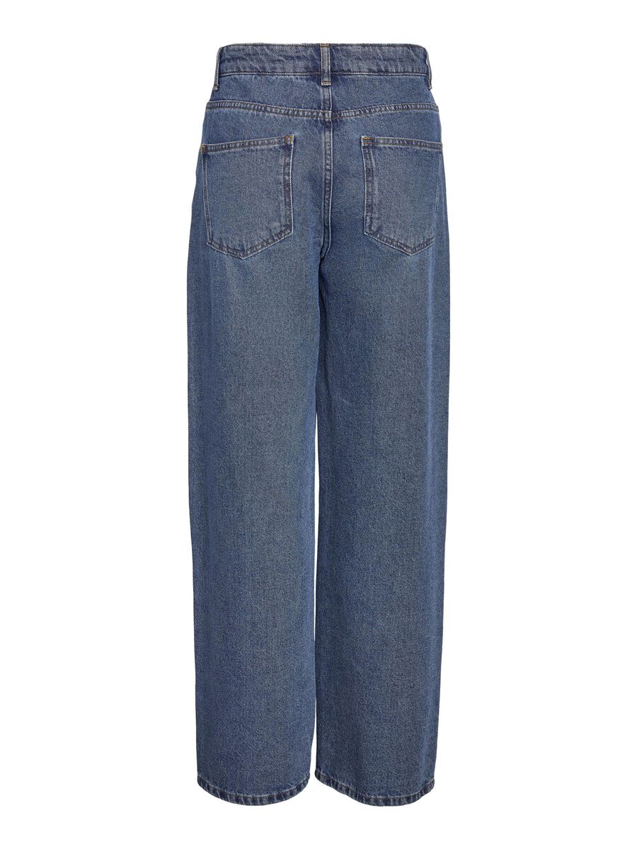 Carousel image - NMALEXA LOOSE-FIT JEANS, Medium Blue Denim | 7