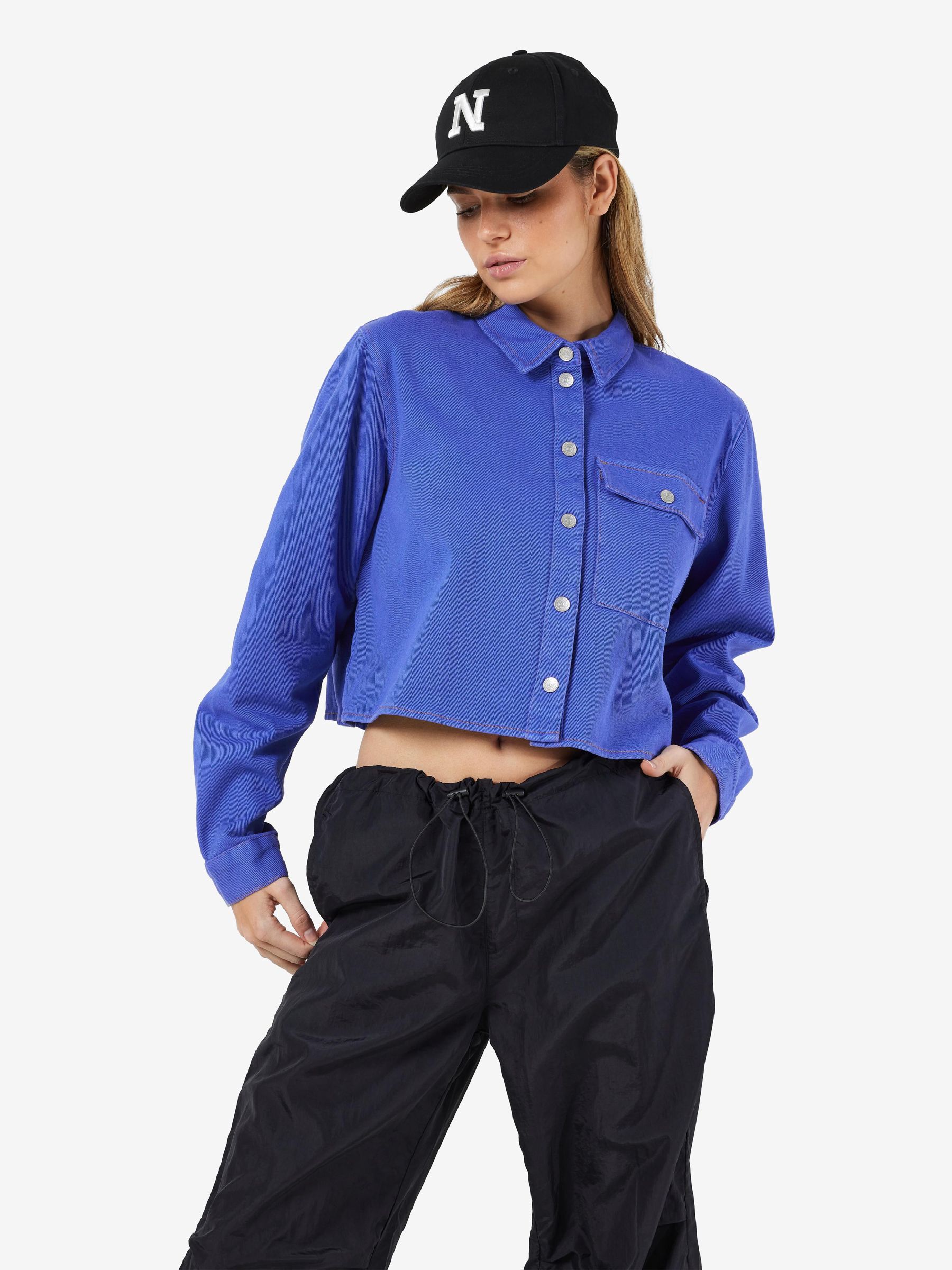 Noisy may shop denim shirt